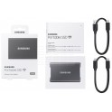 SSD esterno Samsung T7, 500GB, MU-PC500T, Nero